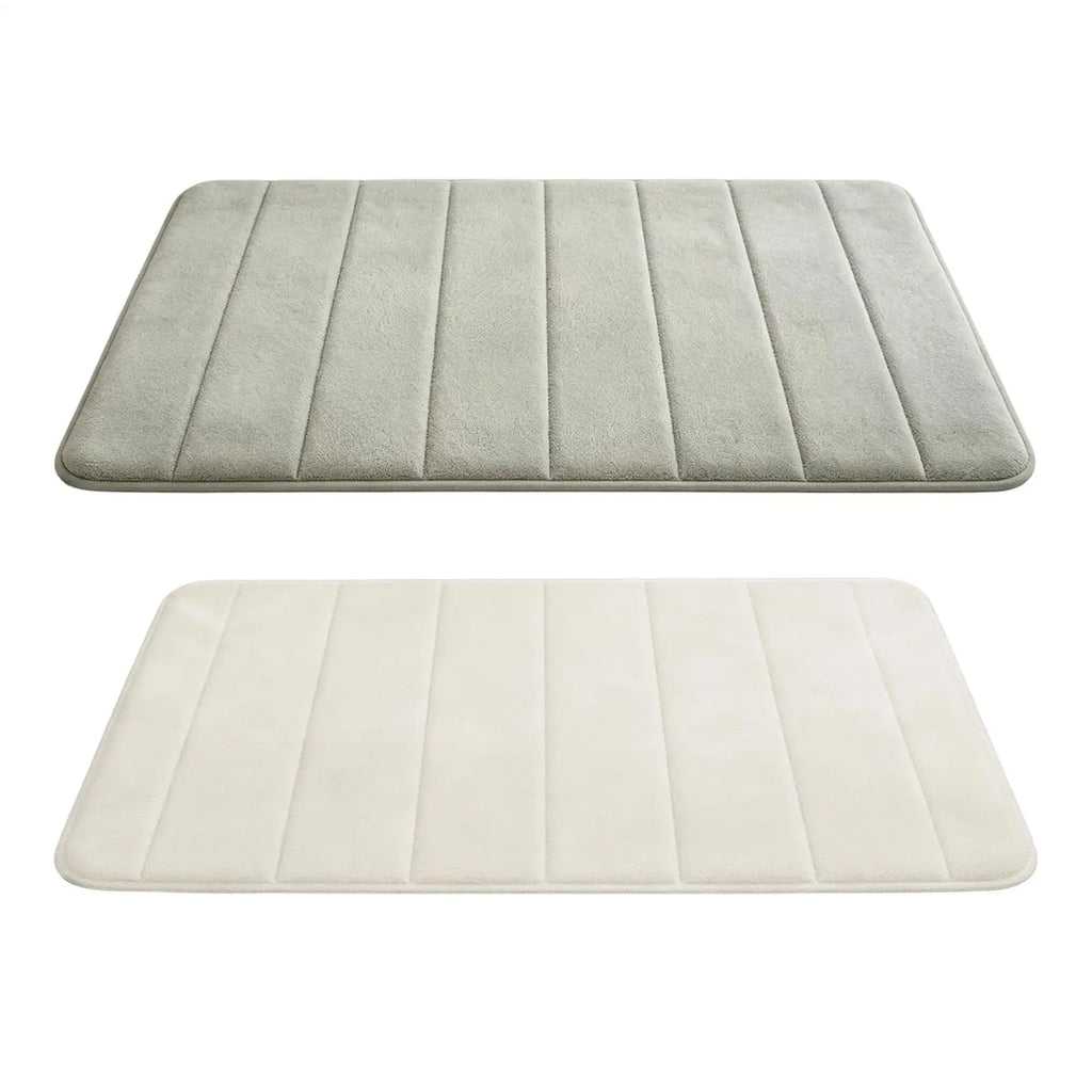 Bath Mat Coral Velvet Absorbent Quick Drying Door Mat Bathroom Floor Mat Door Mat Household Bedroom Non Slip Foot Mat Oasis Select