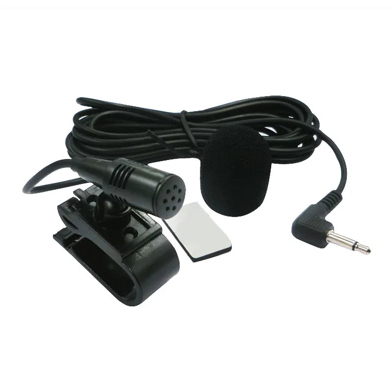 Car 2m Long Mini Microfono 3.5mm Jack Mic Stereo Microphone Micro Car Radio Mini Wired External Microphone For Auto Dvd Radio Oasis Select black