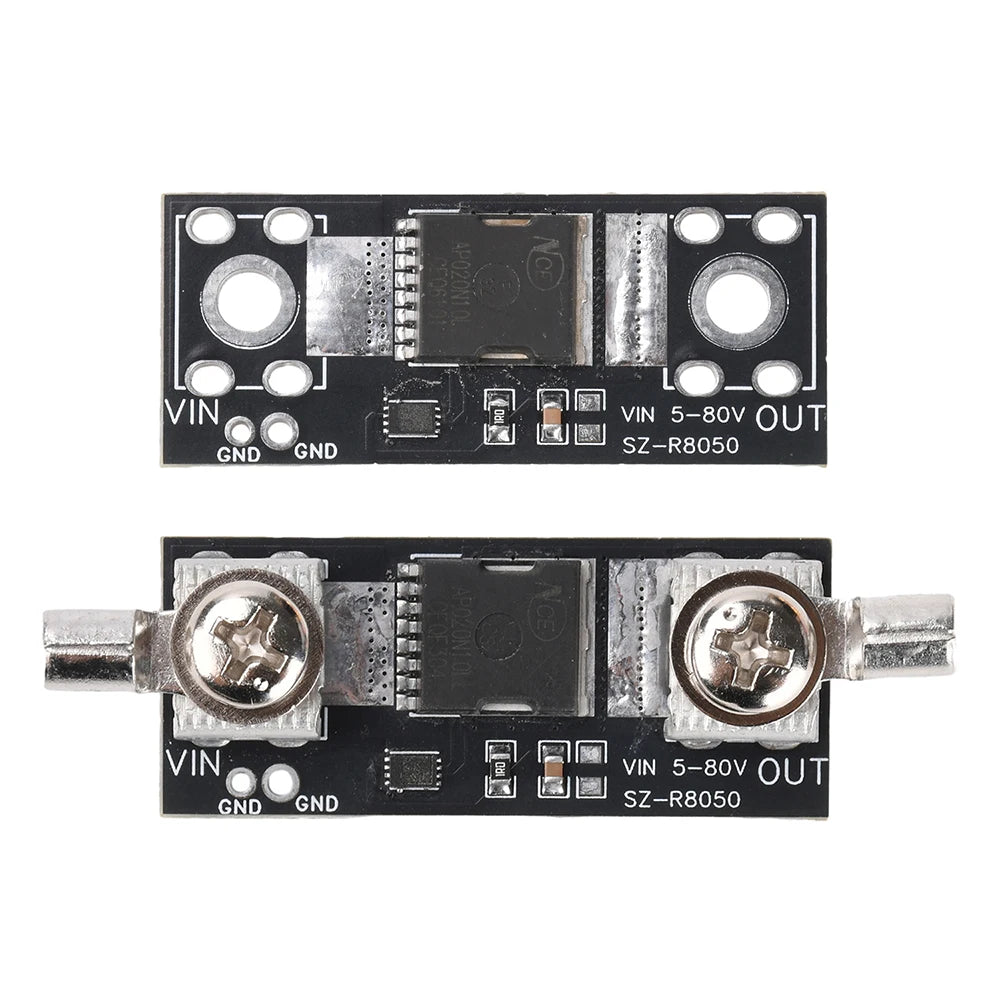 80V 50A High Current Ideal Diode Module Solar Anti-Backflow Charging Reverse Flow Protection Reverse Current Protection Oasis Select