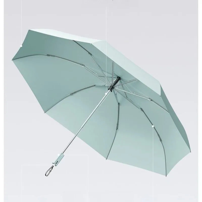 1pcs Automatic Tri Fold Reverse Umbrella Double Windproof Folding Umbrella for Daily Use Rain and Rain Umbrella Oasis Select