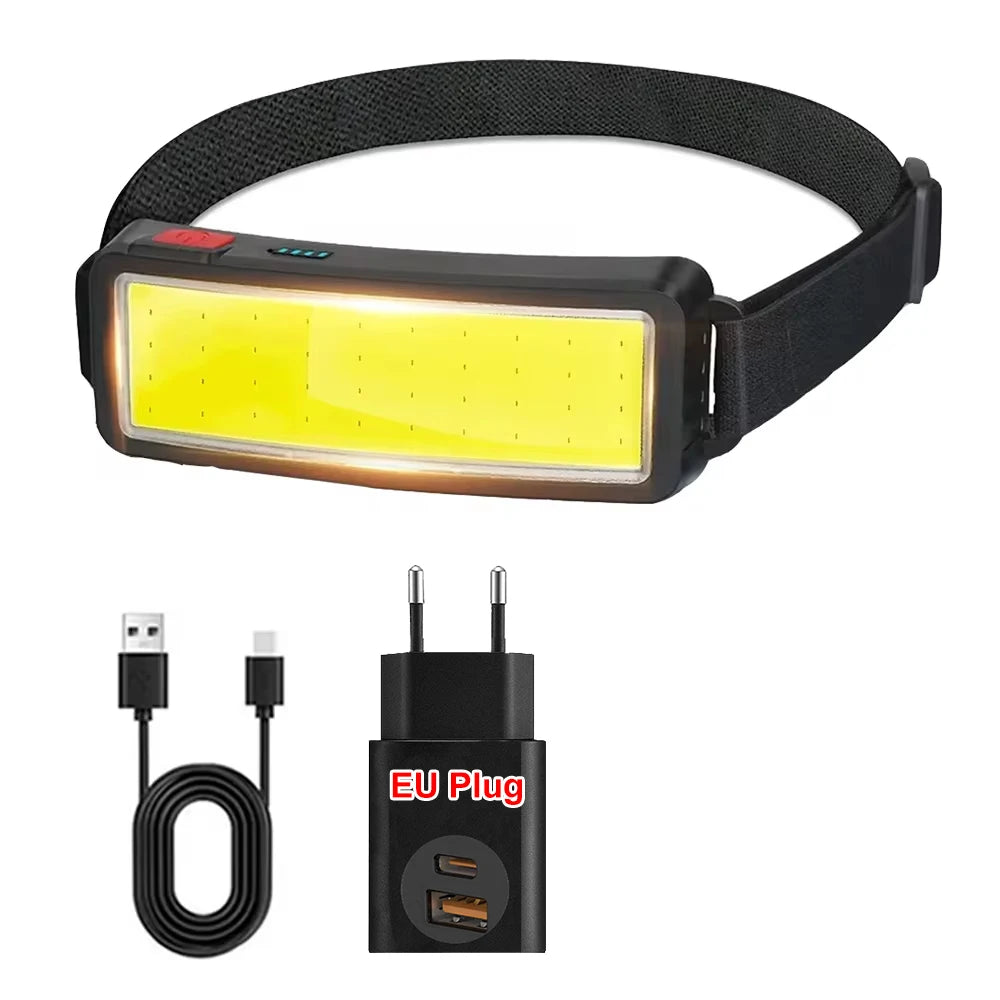 COB LED USB Rechargeable Headlamp 500 Lumens | 3 Modes
