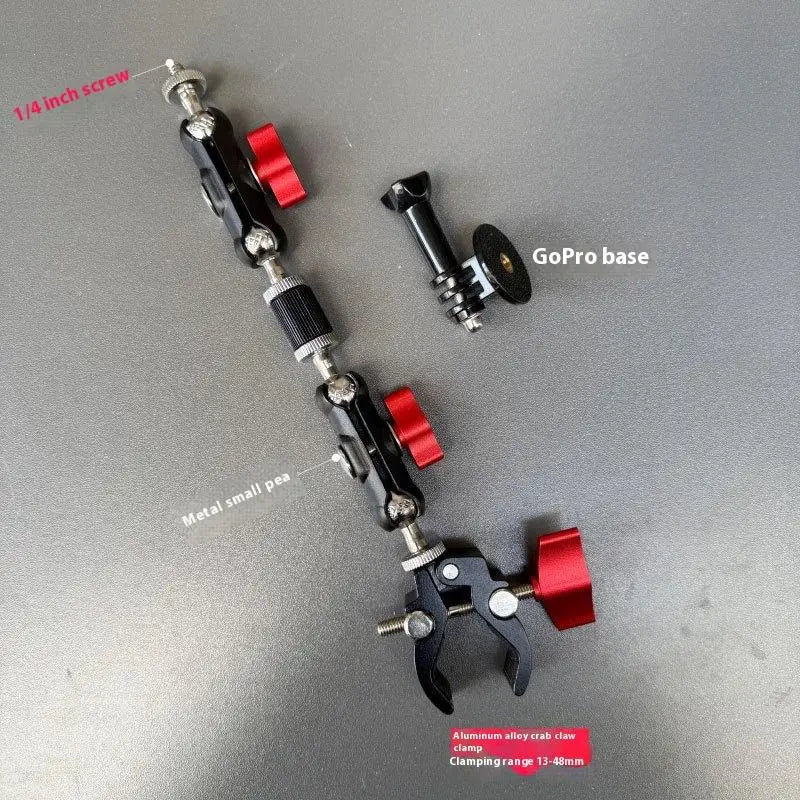 1 Set Photography Accessories Camera Metal Super Clamp With Double Ball Head Magic Arm For Monitor Light Mic Phone Mount Oasis Select A4
