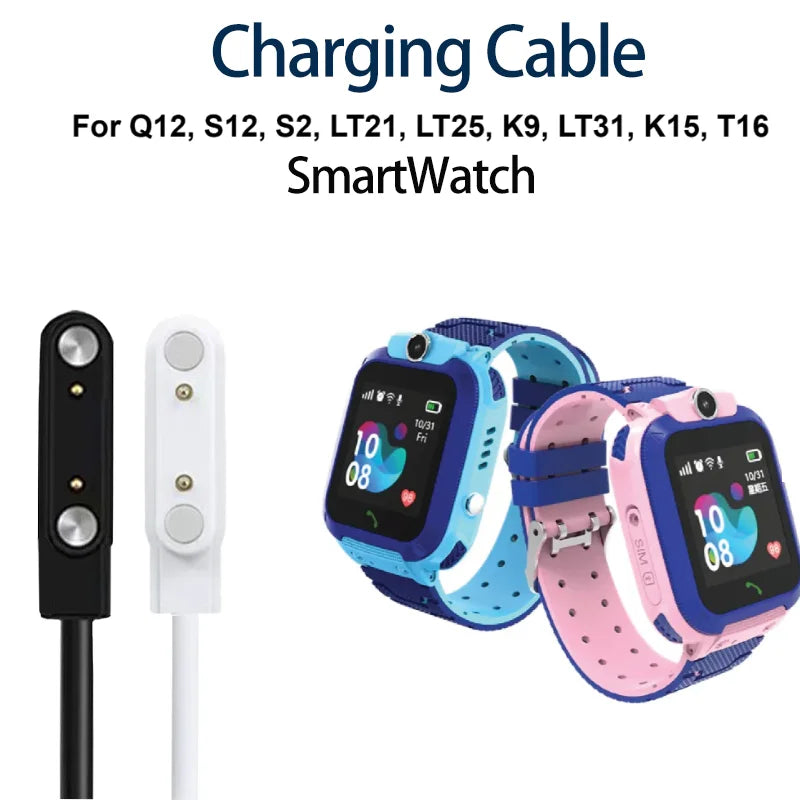 Magnetic USB Charger Cable for Q12 S12 LT21 K9 Smartwatch Smartwatch Charger Cable Oasis Select