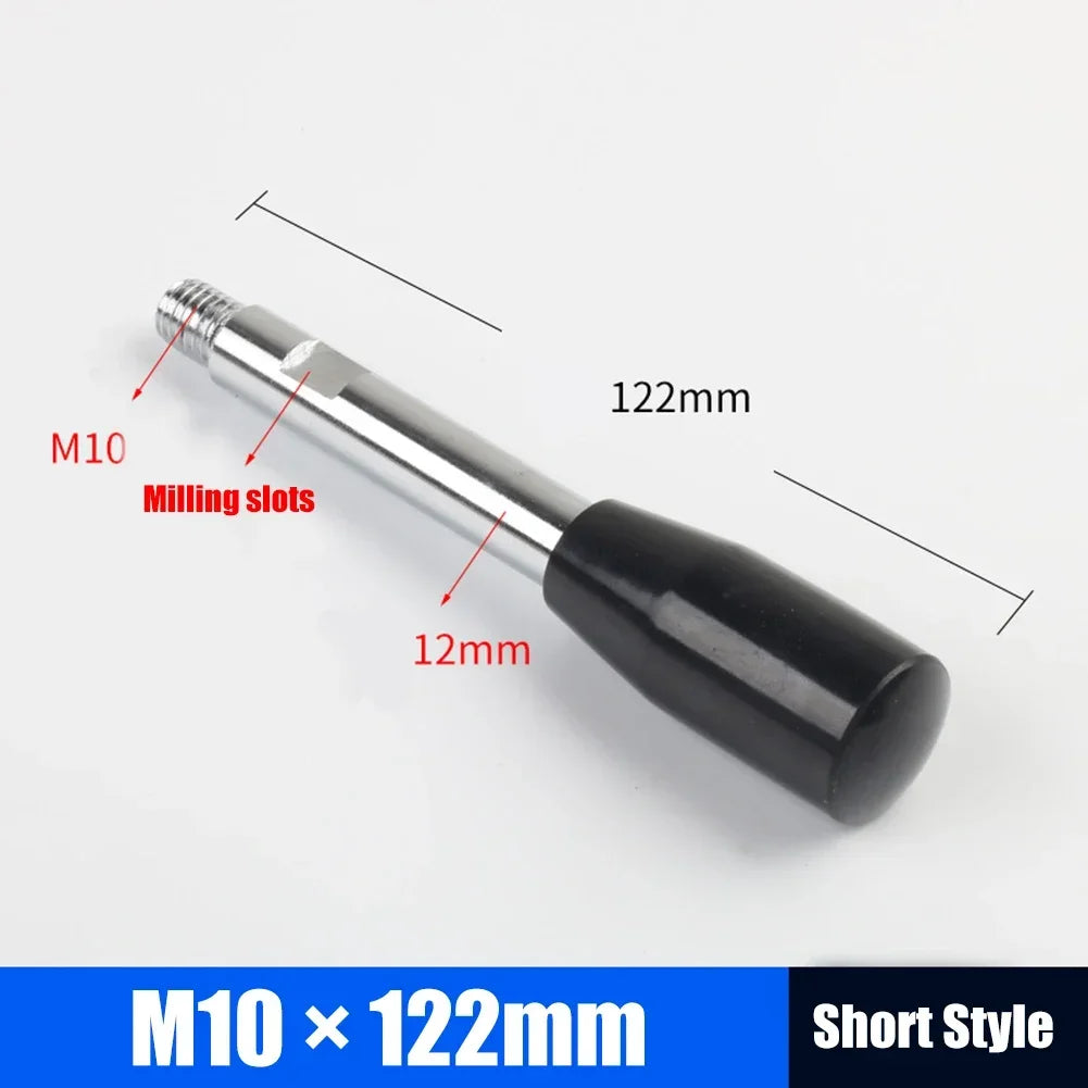 M6-M12 Fixed Long Grip Handle Bakelite Knob Handle Work Rod Machine Tool Work Handle Bar Bench Drill Accessories Oasis Select M10x120mm