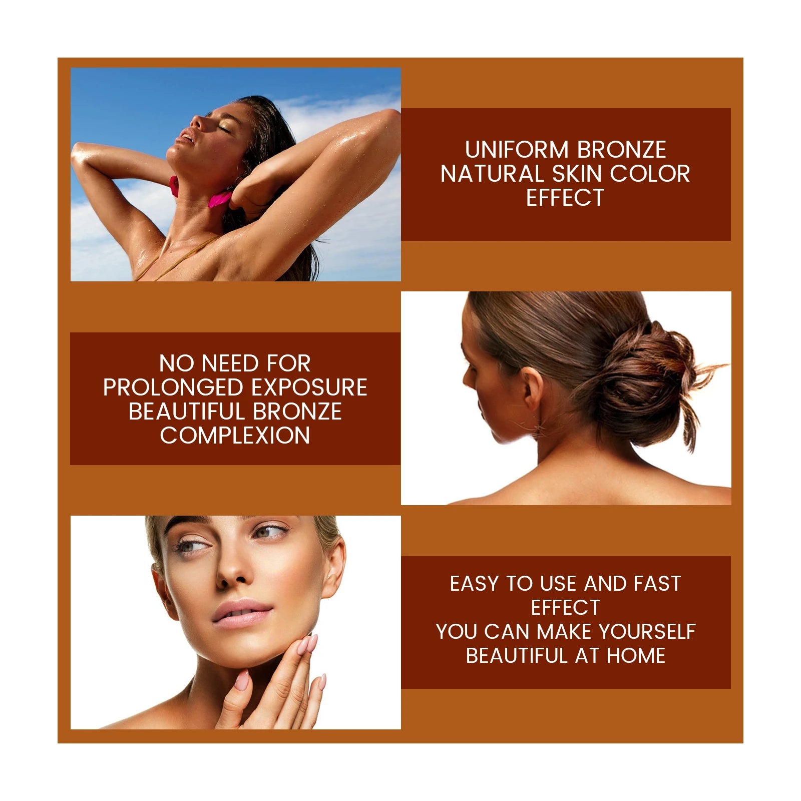 EELHOE Self Tanning Drops – Sunless Tan Serum Face & Body 30ml