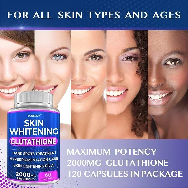 Glutathione 2000mg Capsules – Antioxidant & Skin Nutrition Antioxidant Supplement Oasis Select