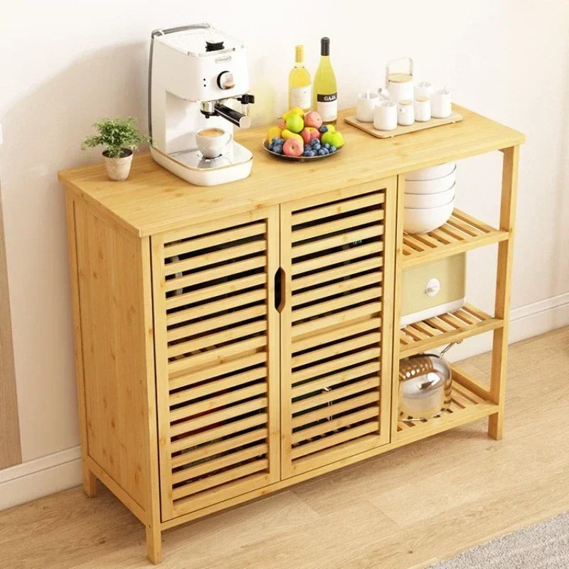 Multi-functional Dining side cabinet Kitchen locker Living room storage cabinet Multi-layer narrow crack shelf cabinet Oasis Select