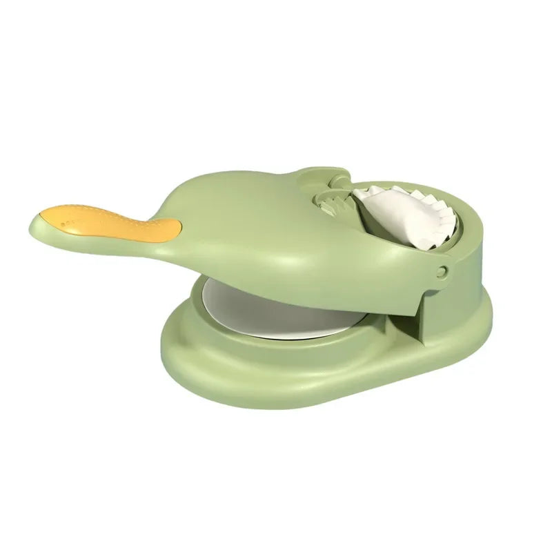 2 In1 Dumpling Maker DIY Kit Wrapper Presser Manual Labor-Saving Ravioli Empanadas Dough Skin Molder Machine Kitchen Gadgets Oasis Select green