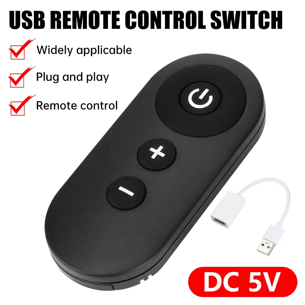 DC 5V USB RF Remote Switch - Wireless LED Strip Dimmer & Fan Speed Controller Module for Cabinet/Night Lights DIY Lighting Contr Oasis Select