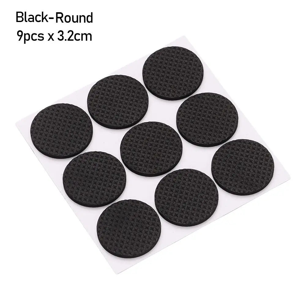 6/9/12PCS Self Adhesive Non-slip Mat Bumper Cushion Furniture Leg Foot Mat Felt Pads For Chair Table Protector Hardware Oasis Select type 4