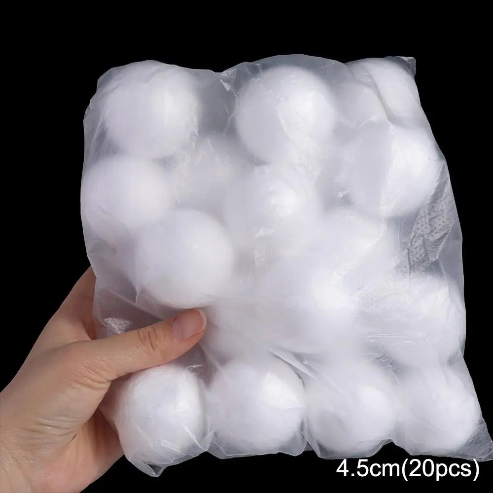 White Polystyrene Foam Balls 80pcs – Christmas Ornaments & DIY Christmas Craft Ornaments Oasis Select 4.5cm-20pcs other