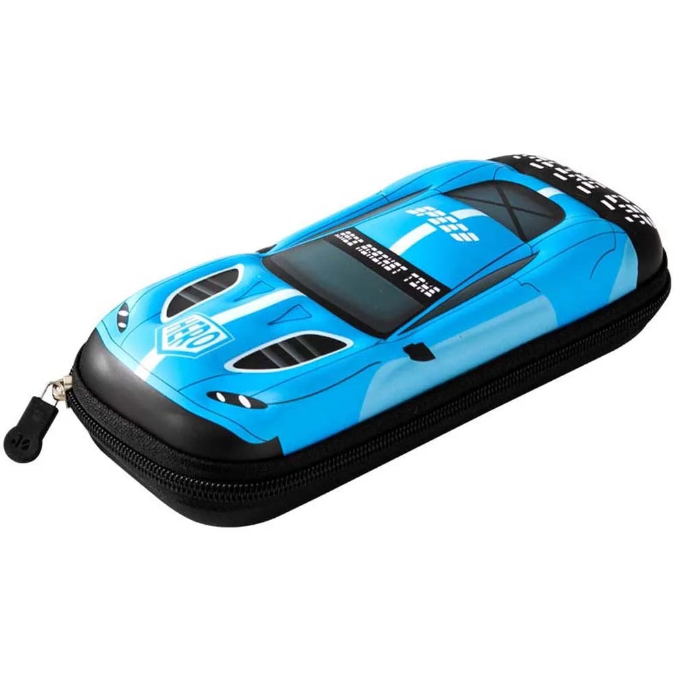 Cartoon 3D Car Pen Organizer EVA Pressure-resistant Drop-proof Storage Pen Pocket Large Capacity Waterproof Pencil Case Oasis Select Blue