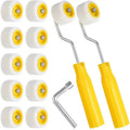~WISH Mini Paint Roller 4/5 Inch, Foam Roller Paint, Tiny Painting Tool For Touch Up Trim Edge Or Corner Oasis Select As Shown
