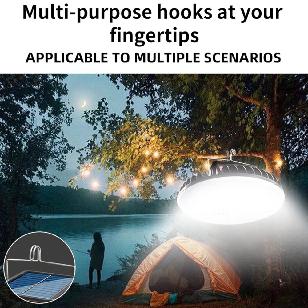 Rechargeable LED Camping Lantern Fan & Power Bank | IP68