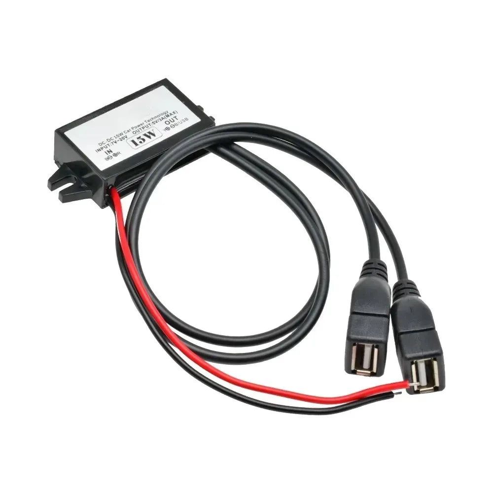 12V to 5V 2A 3A DC-DC Step Down Buck Converter Power Supply Module Mini USB Micro USB Male Female Type-C Adapter 24W 10W 15W Oasis Select