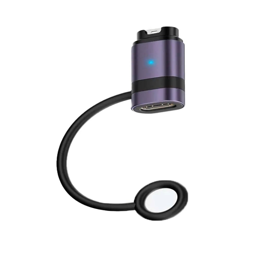 USB-C Adapter for Garmin Fenix 8 7 6, Tactix, Lily 2 Charger Smartwatch Charging Adapter Oasis Select Grey Purple