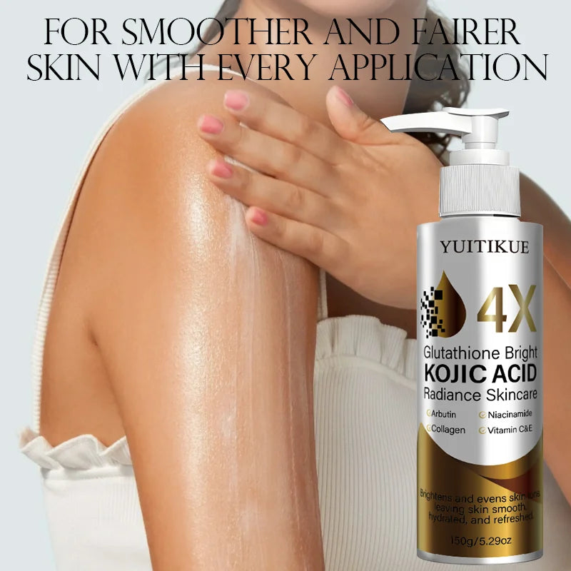 YUITIKUE Kojic Acid Brightening Cream Even Skin Tone Deep Hydrate Gentle For Delicate Skin Full Body Use Oasis Select