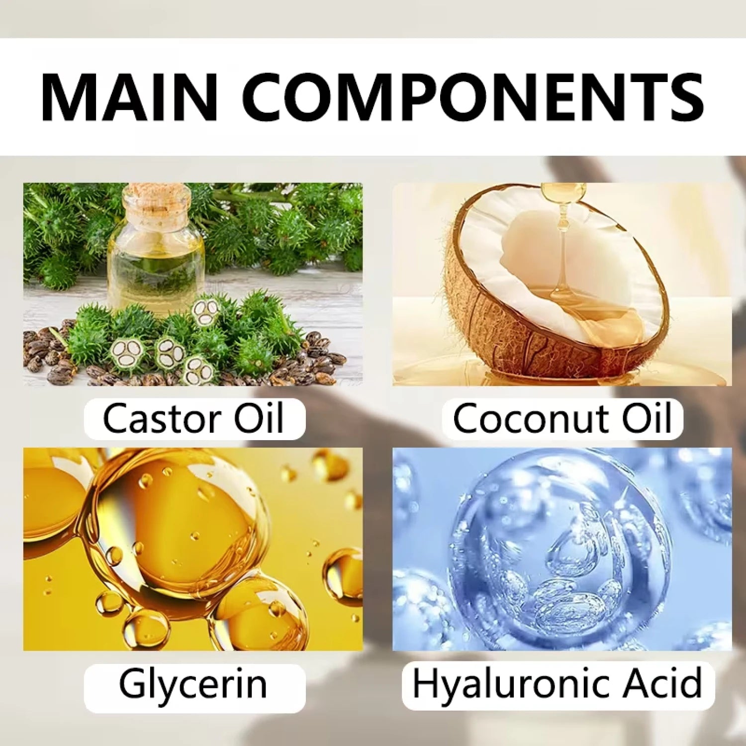 Cold-Pressed Castor Oil Massage Oil – Collagen & Magnesium Body Massage Oil Oasis Select