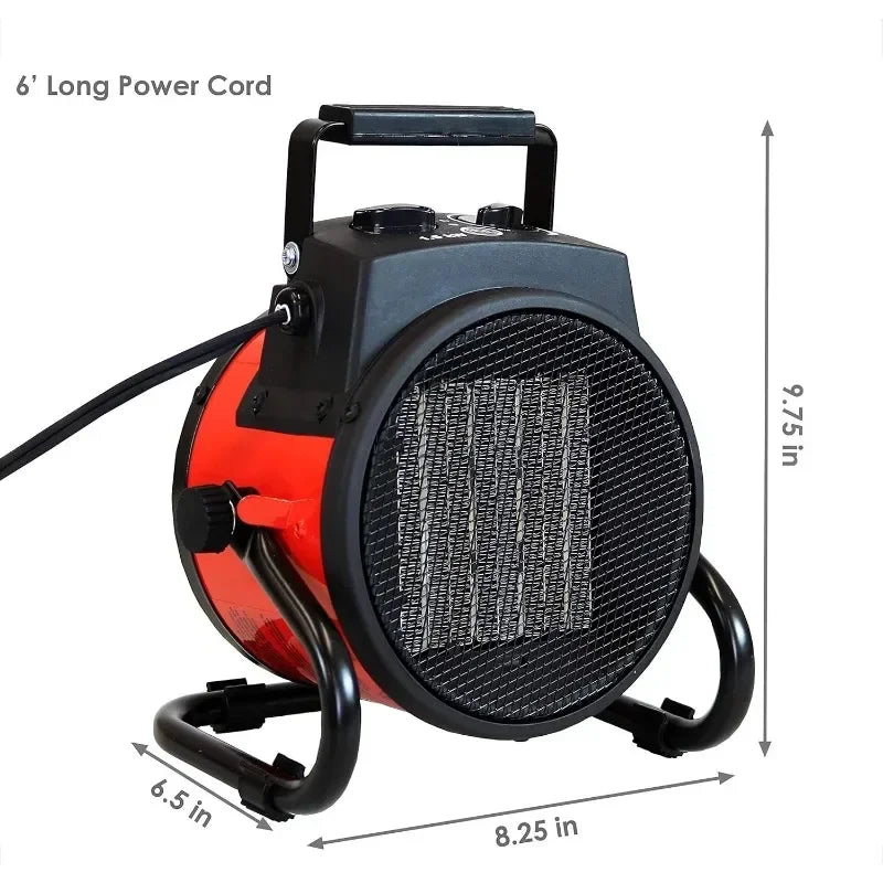 Portable Ceramic Electric Space Heater Thermostat Air Warmer Radiator Room Fast Heat Auto Shut-Off Safety Feature 2000W 3000W Oasis Select