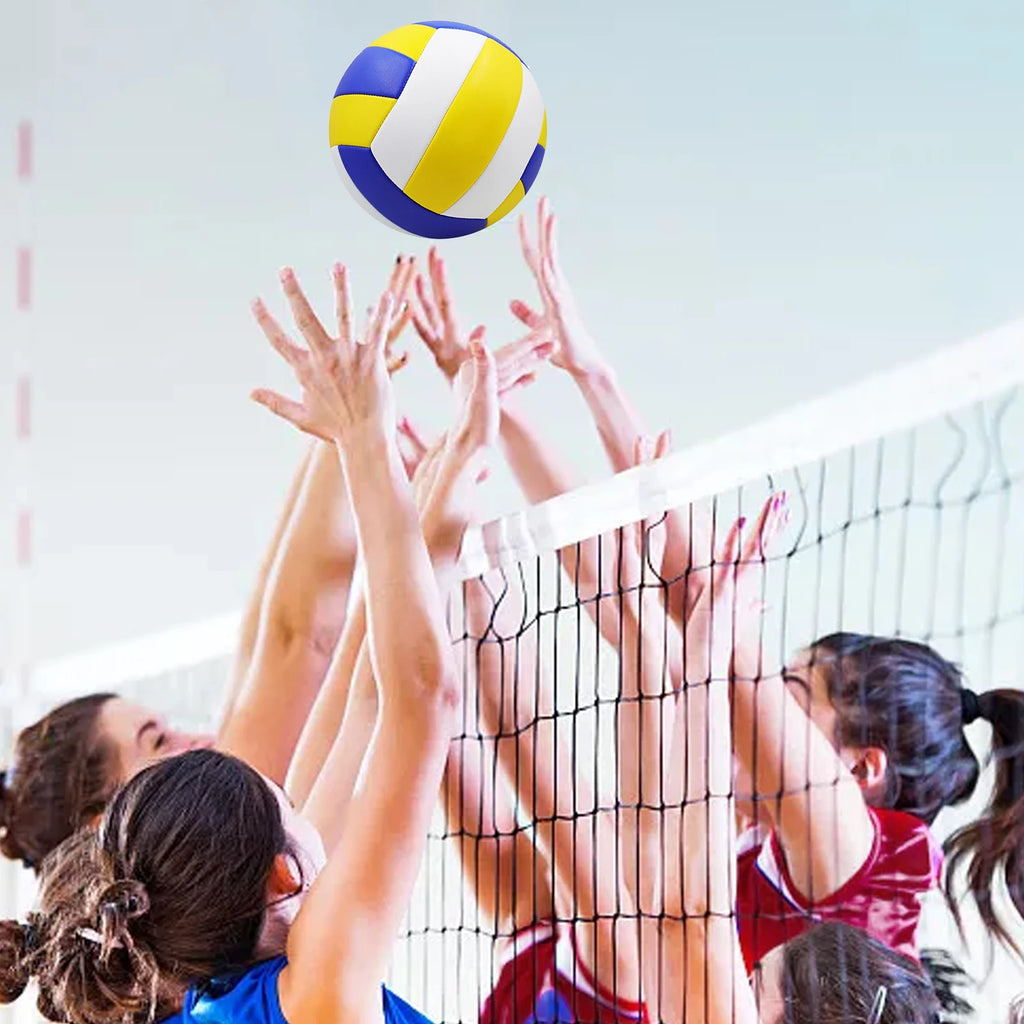 Size 5 Standard Blue White Yellow Volleyball PVC Soft Touch Indoor Outdoor Beach Volleyball Professional Competition Use Oasis Select