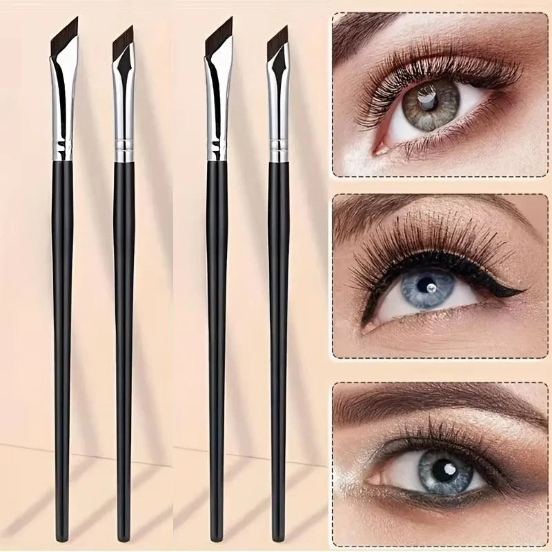 1/2/3/5pcs Ultra-Thin Eyeliner Brush Angled Eyebrow & Precise Detail Brush For Winged Liner And Under Eye Makeup Applicati Oasis Select