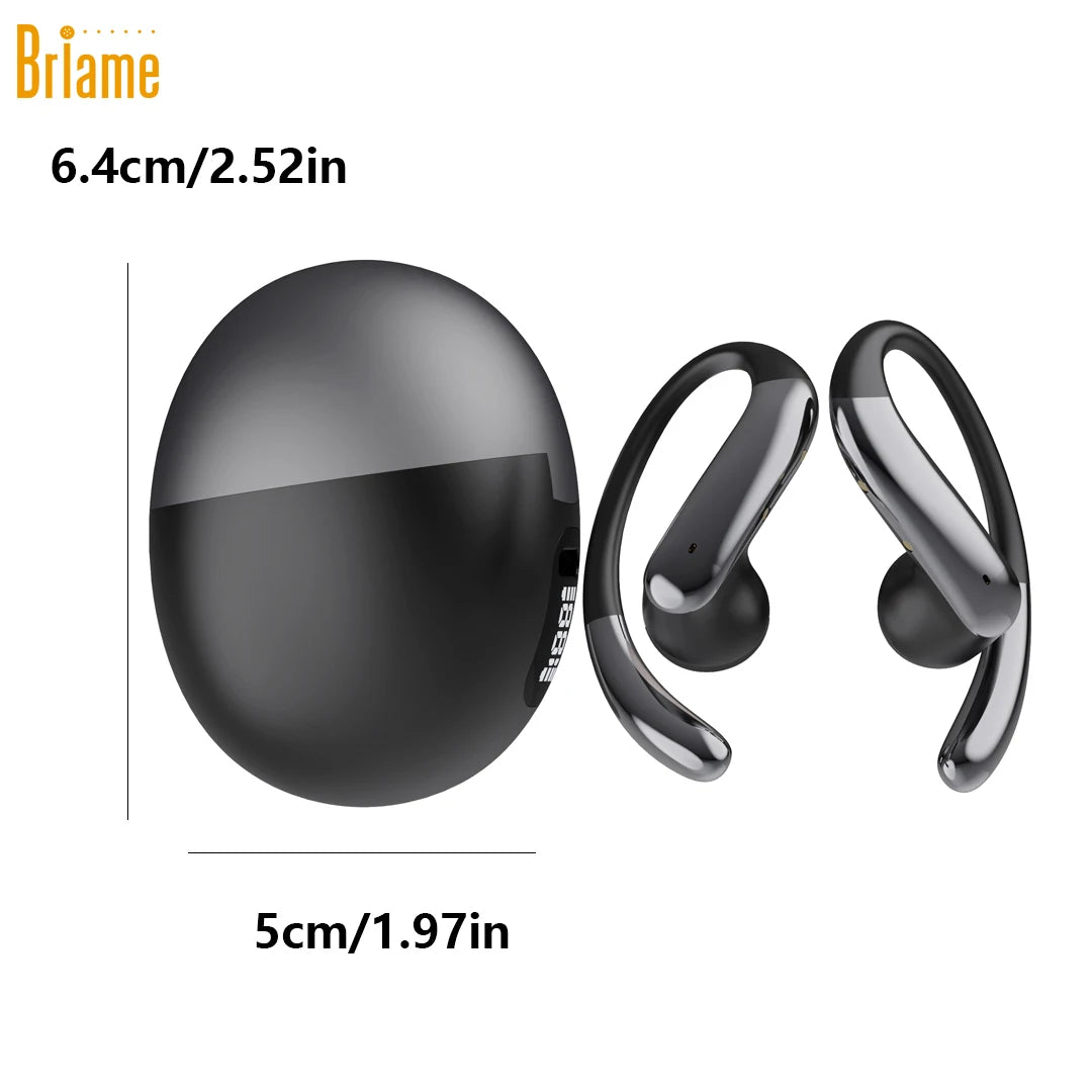 Briame Egg Earhook Wireless Bluetooth Earphones Egg Shape Hands-Free Stereo Headsets for Running And Sports Headphones Oasis Select