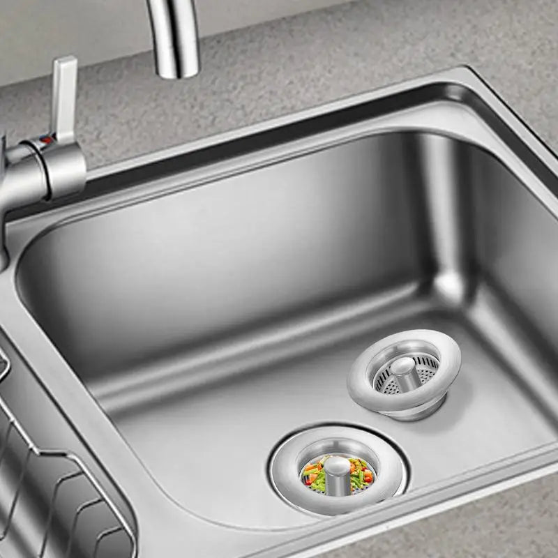 Sink Strainer Stainless Steel Pop Up Kitchen Sink Stopper Fast Drainage Sink Plug Anti-Clogging Sink Food Catcher Basket tool Oasis Select
