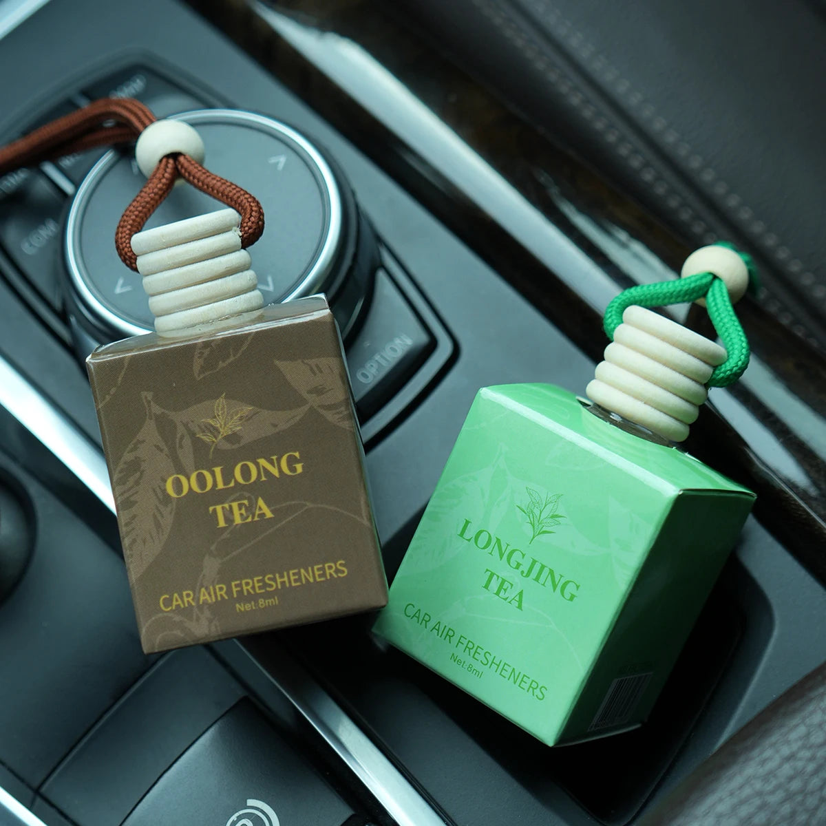 FORMBO Tea Car Air Freshener – Alcohol-Free Hanging Diffuser Car Air Freshener Oasis Select