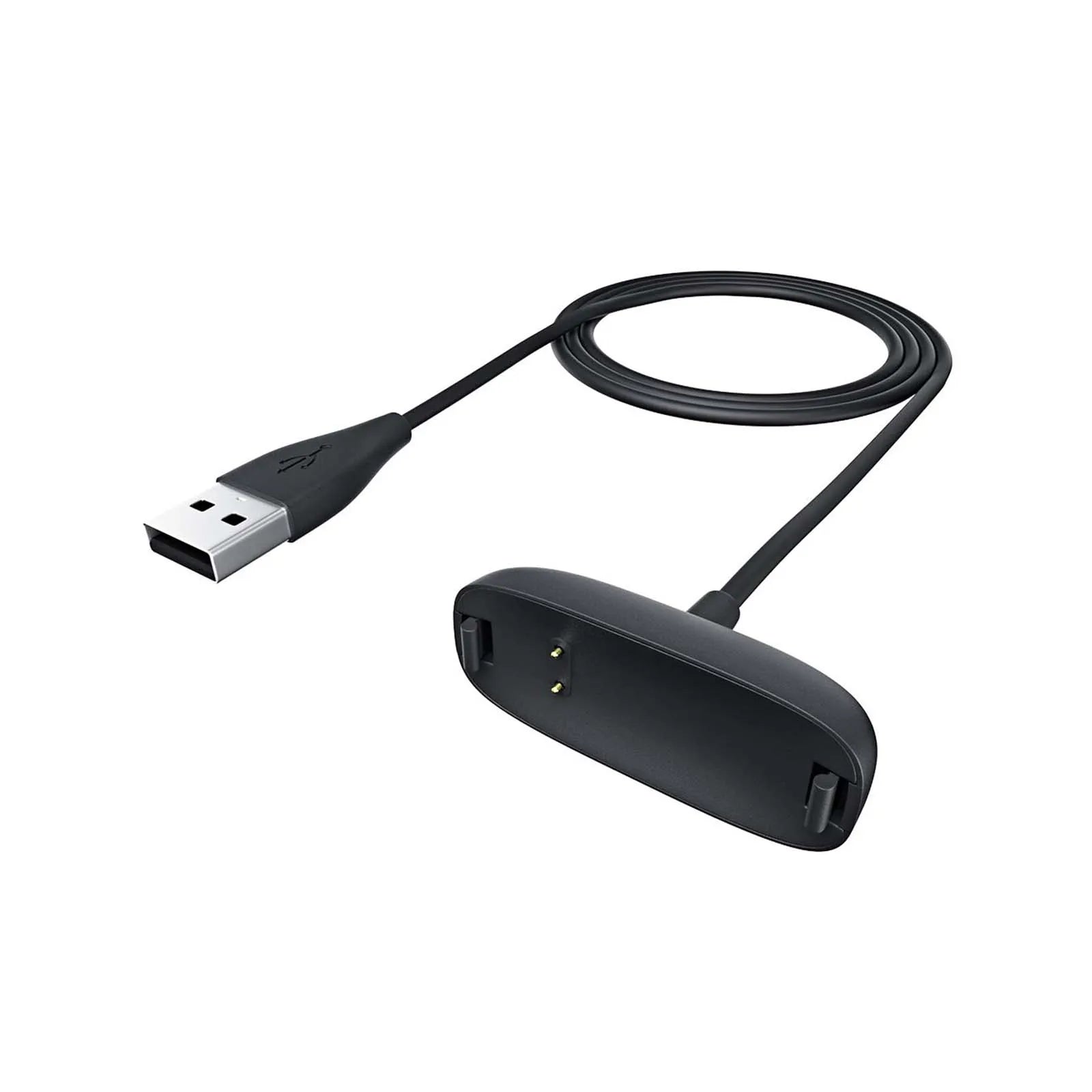 Charger for Fitbit Ace 3 / Inspire 2 Fitness Tracker, Replacement Charging Cable Cord Accessory for Fitbit Inspire 2 Oasis Select black