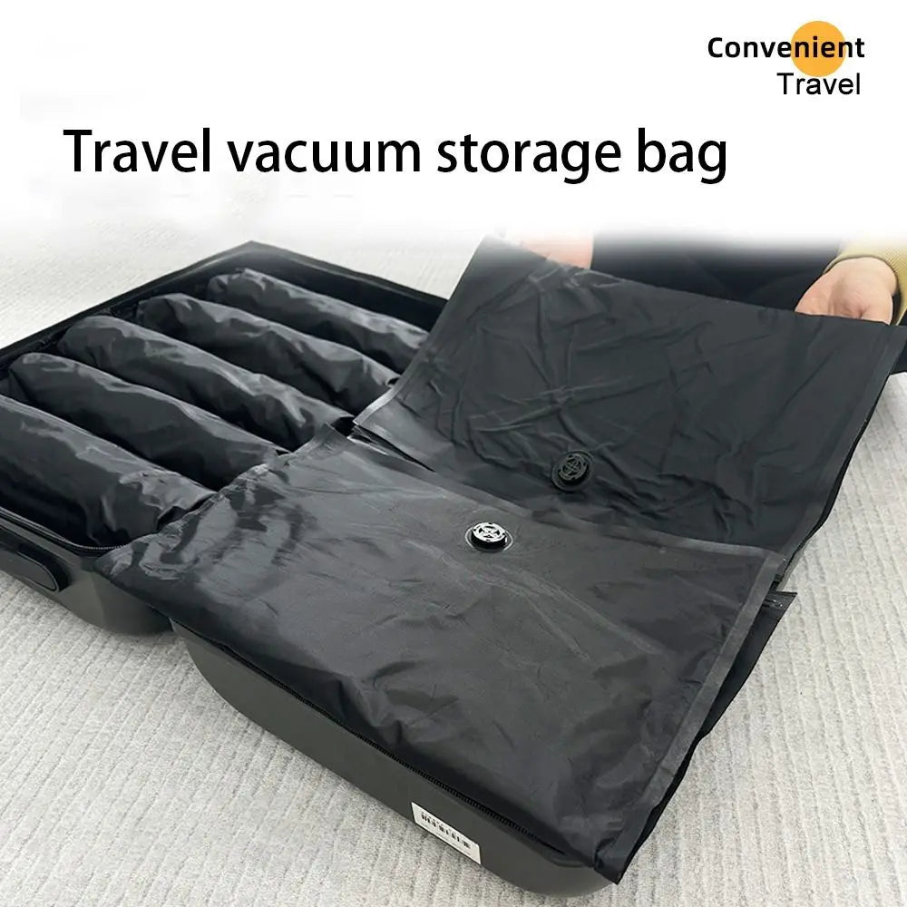 New Reusable Hand Roll Vacuum Bags Space Saver Portable Vacuum Compression Bag Dustproof Luggage Vacuum Storage Bag for Travel Oasis Select