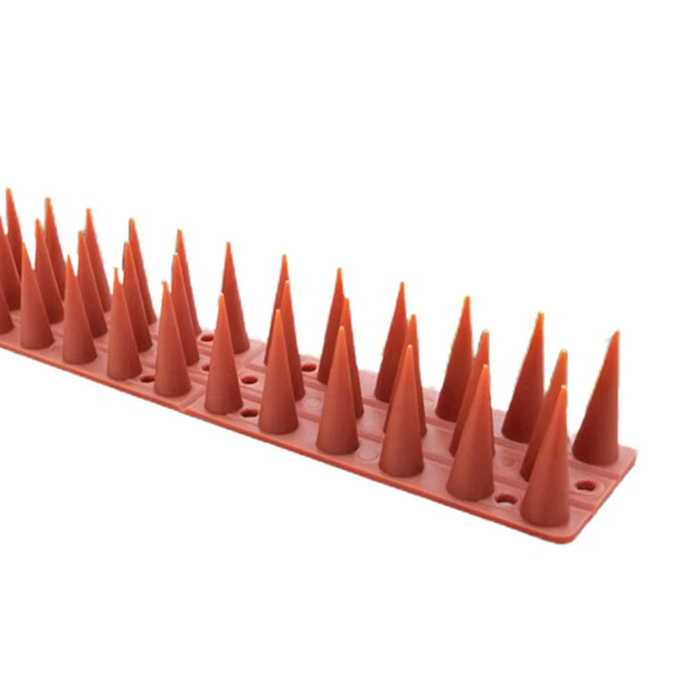 Plastic Bird & Cat Deterrent Spikes – Fence & Wall Security Bird Deterrent Spikes Oasis Select Brick Red