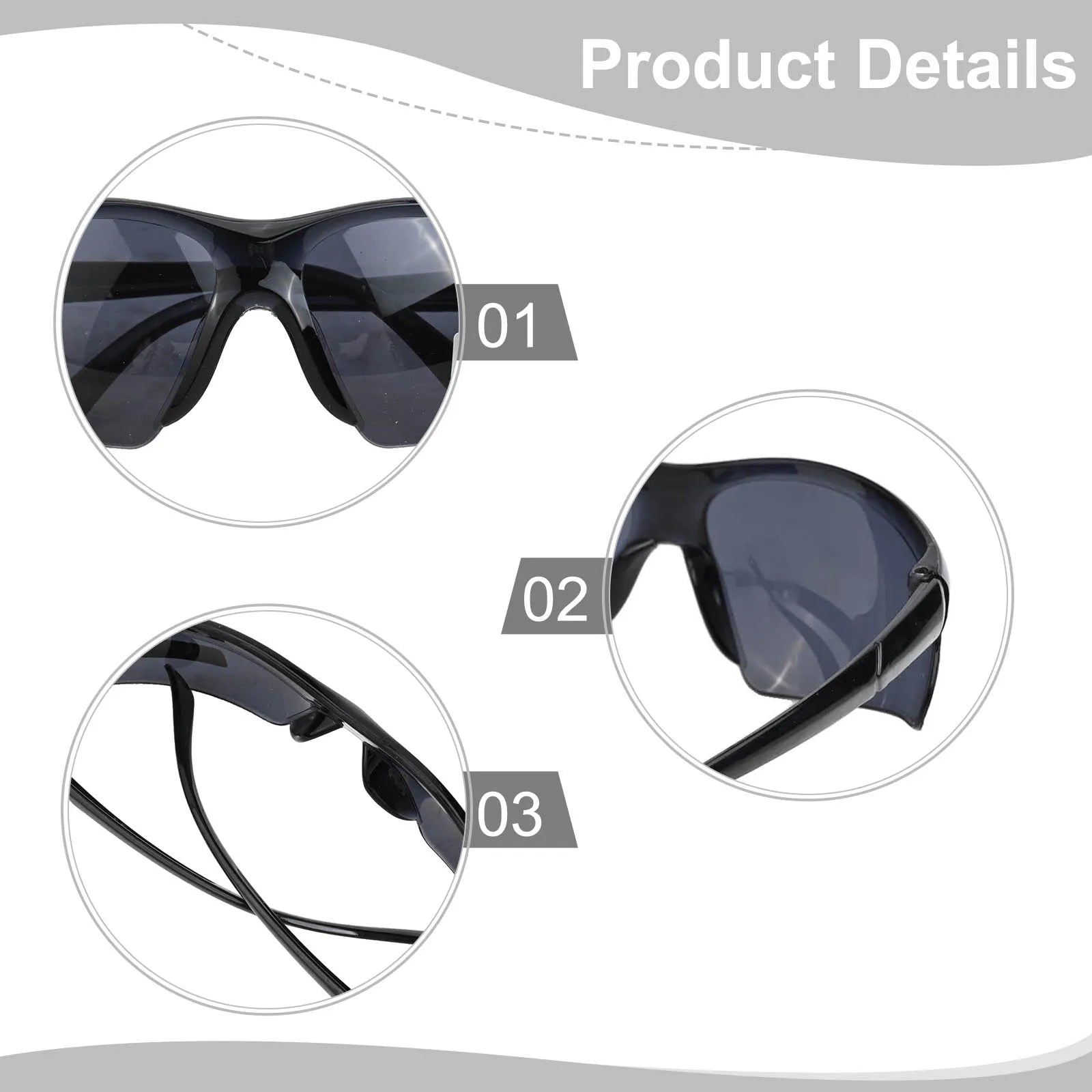 Sunglasses Safety Glasses Spectacles Lightproof Protective Glasses Dust Sand Eye Protective Sun Riding Windshield Resistant Oasis Select