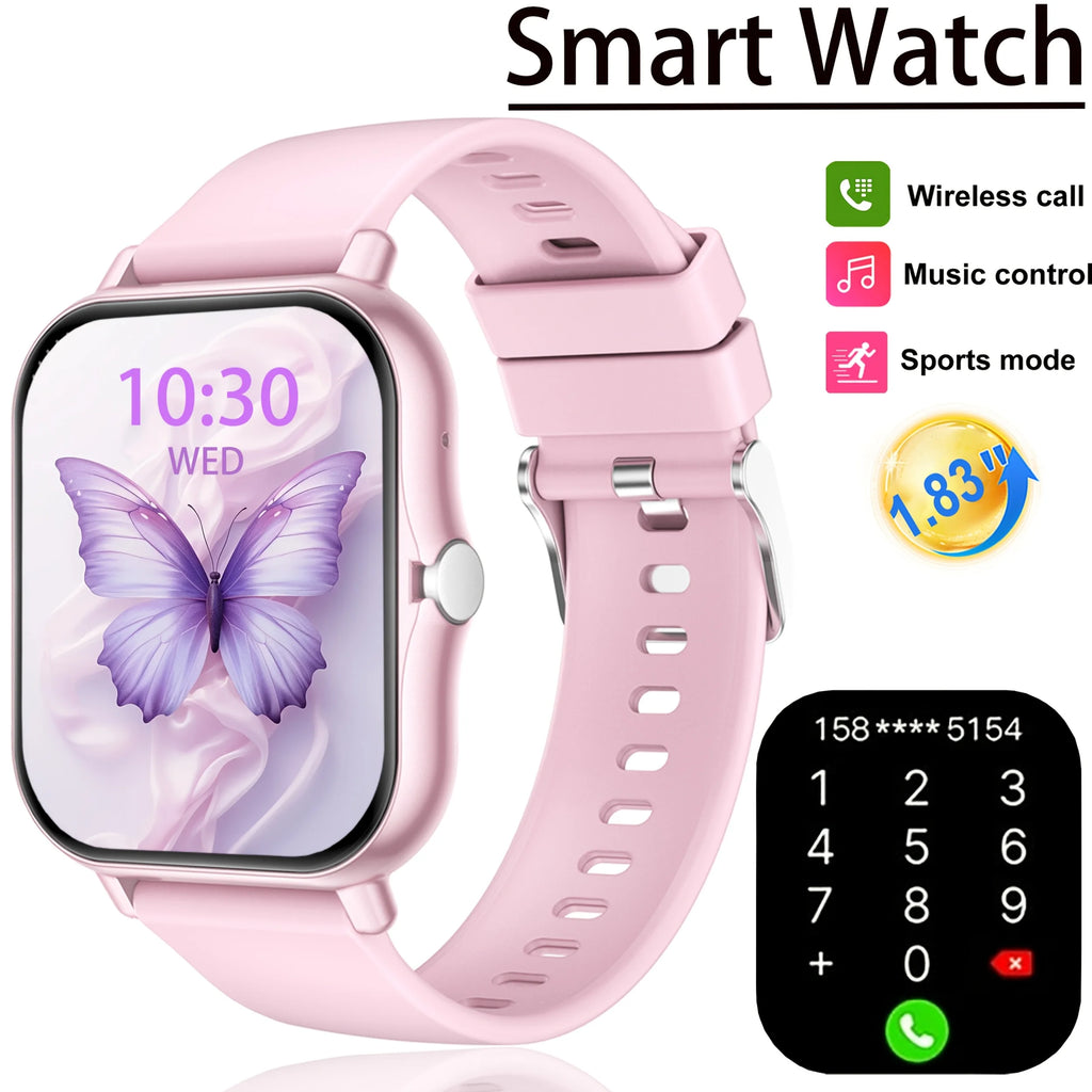 ERUN 1.83" Smartwatch – Wireless Calling, Sleep & Activity Tracker