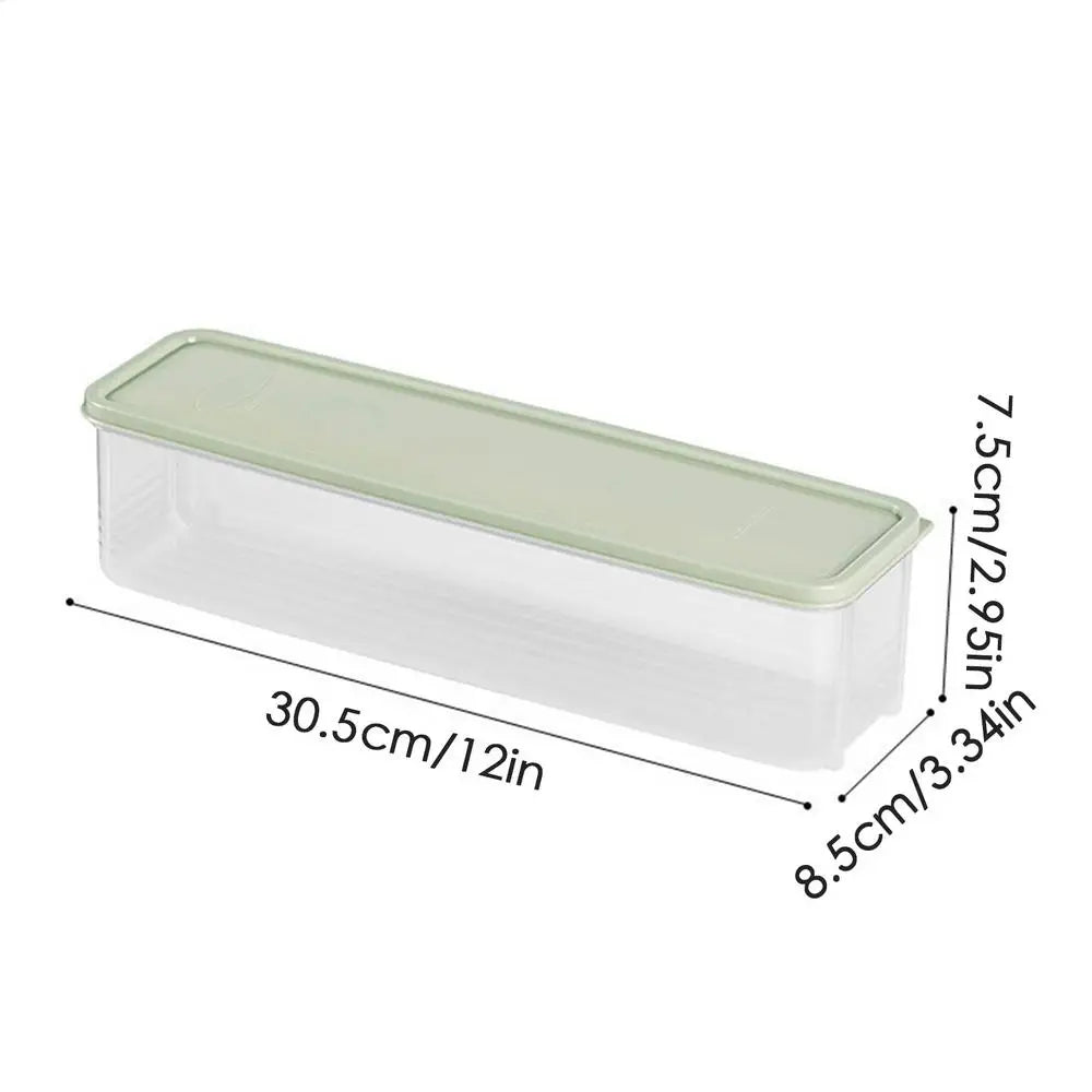 Pasta Container Rectangular Clear Spaghetti Container Organizer Stackable Spaghetti Container Airtight Containers Pasta Storage Oasis Select Light Green