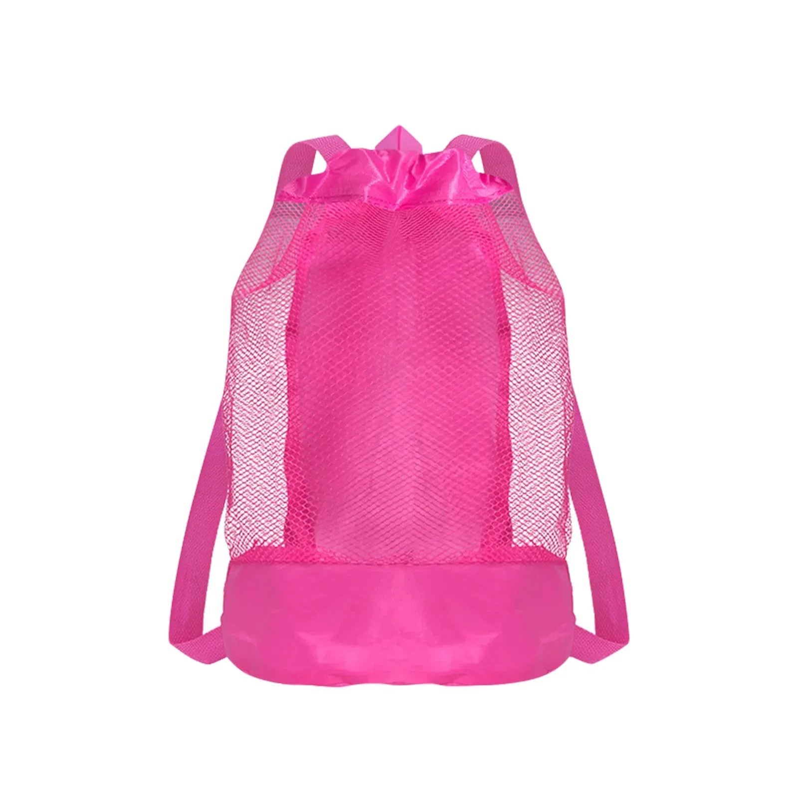 Extra-Large Sand-Resistant Drawstring Beach Backpack - Kids Pool Toys Storage Bag for Shell Collecting, Travel & Fitness Oasis Select Rose