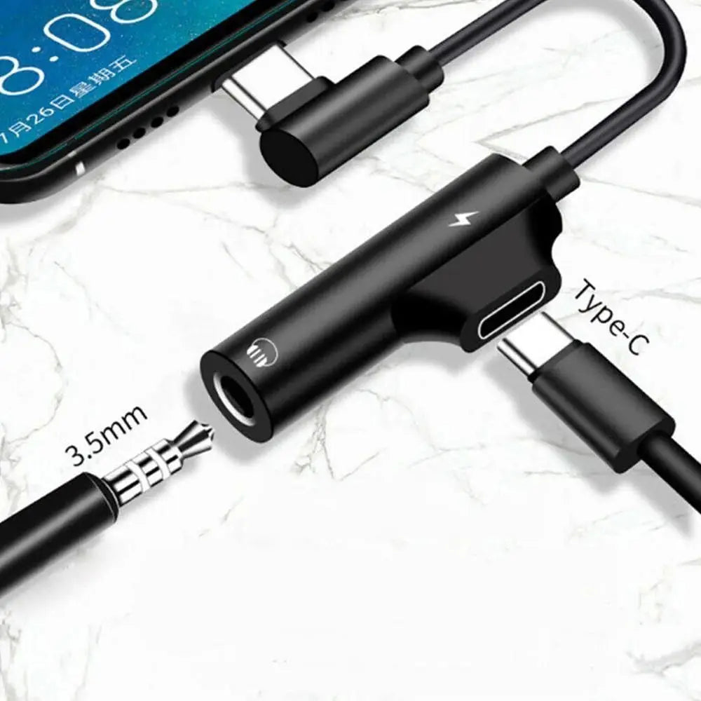 Cables Type C Adapter Usb-C Headphone Adapter Audio Cable Audio Adapter Type C Audio Splitter Type C To 3.5mm Jack Aux Cable Oasis Select