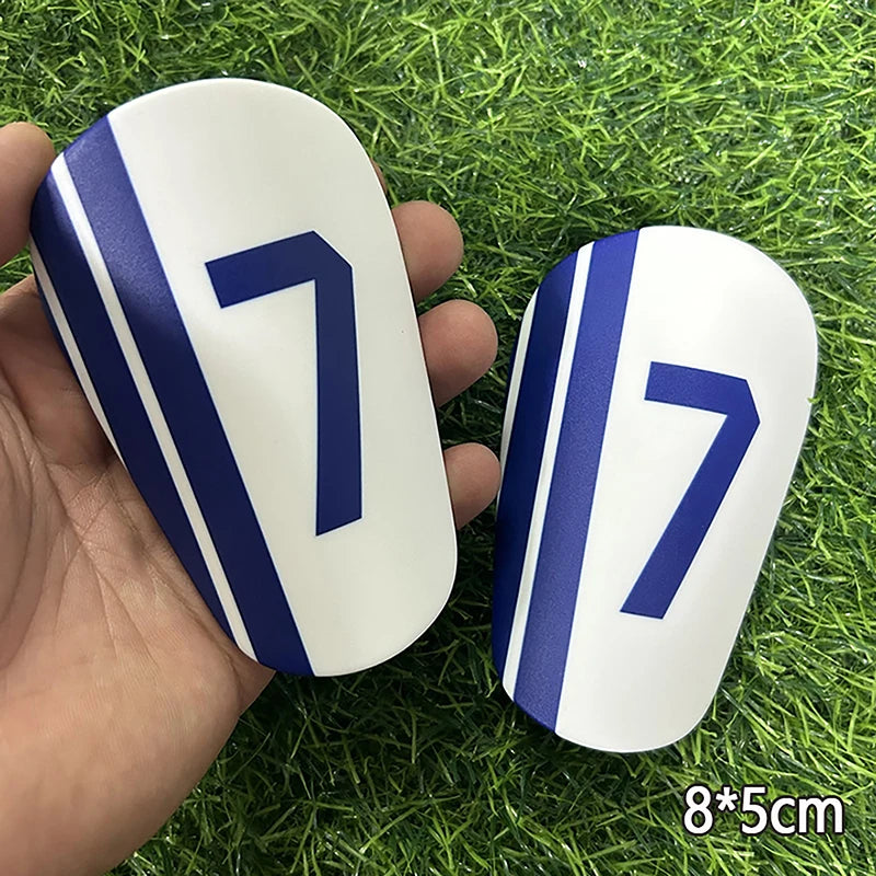 1Pair Mini Football Shin Pad Leg Protector Wear-resistant Shock Absorbing Leg Protector Soccer Training Shank Board Oasis Select 85CM Blue