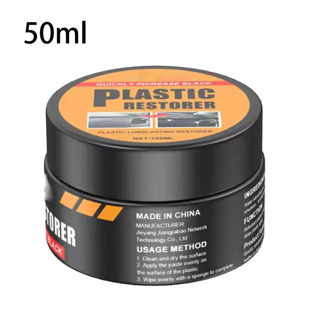 Leather Restorer Paste Renewal Wax Car Interior Leather Care Cleaning Cream Auto Shine Cleaner Long-Lasting Protection Cream Oasis Select 50ml