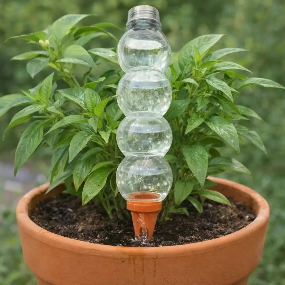 Transparent Automatic Water Device Elongated Gourd Drip Irrigation Drip Irrigation System Large Capacity Plant Irrigation Garden Oasis Select