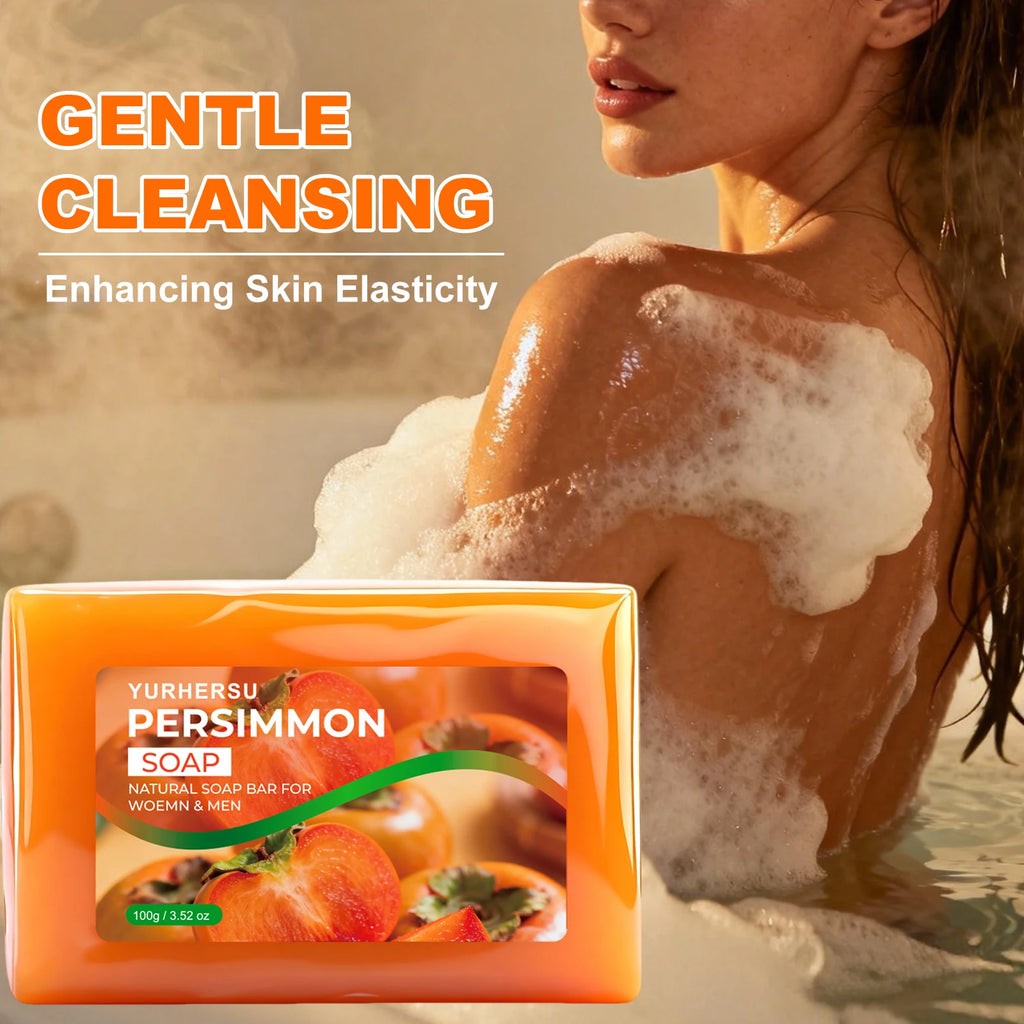 Handmade Persimmon Extract Soap – Brightening & Hydrating Bar Handmade Soap Bar Oasis Select