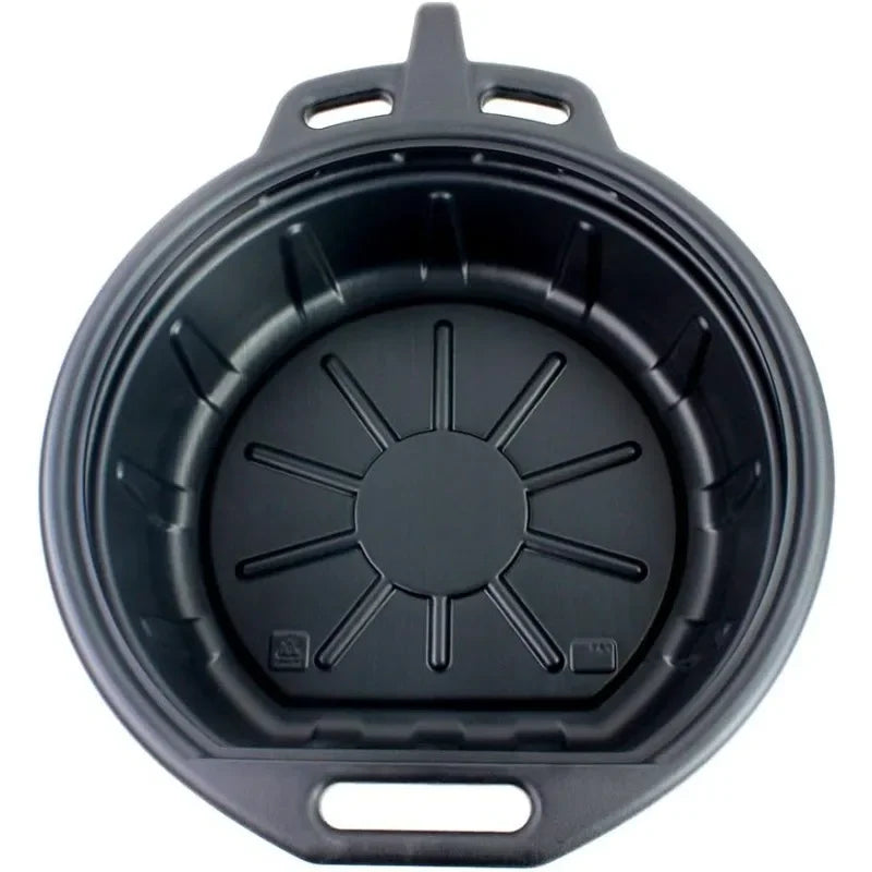 10L/15L Oil Receiving Basin Oil Change Drain Pan Cleaning Oil Drain Container Leakproof for Car Motorcycle Auto Repair Tool Oasis Select