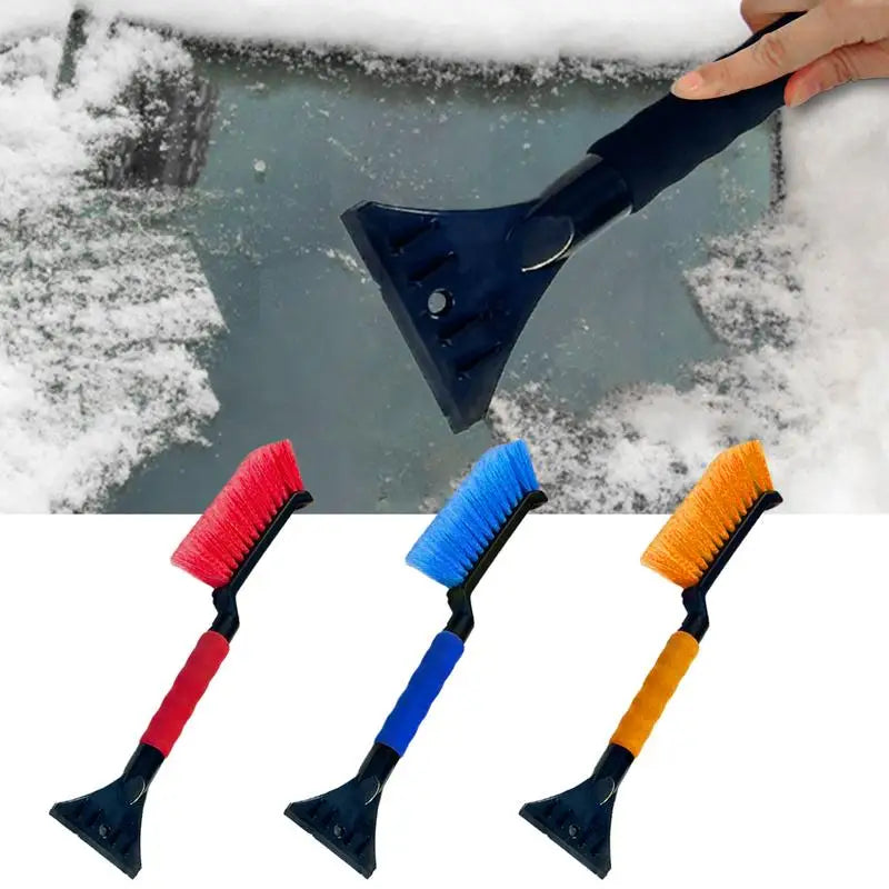 Winter Car Windshield Ice Scrapers 2 In 1 Ice Scraper And Brush Foam Grip Window Ice Scraper Snow Cleaner tool For Car SUV Sedan Oasis Select