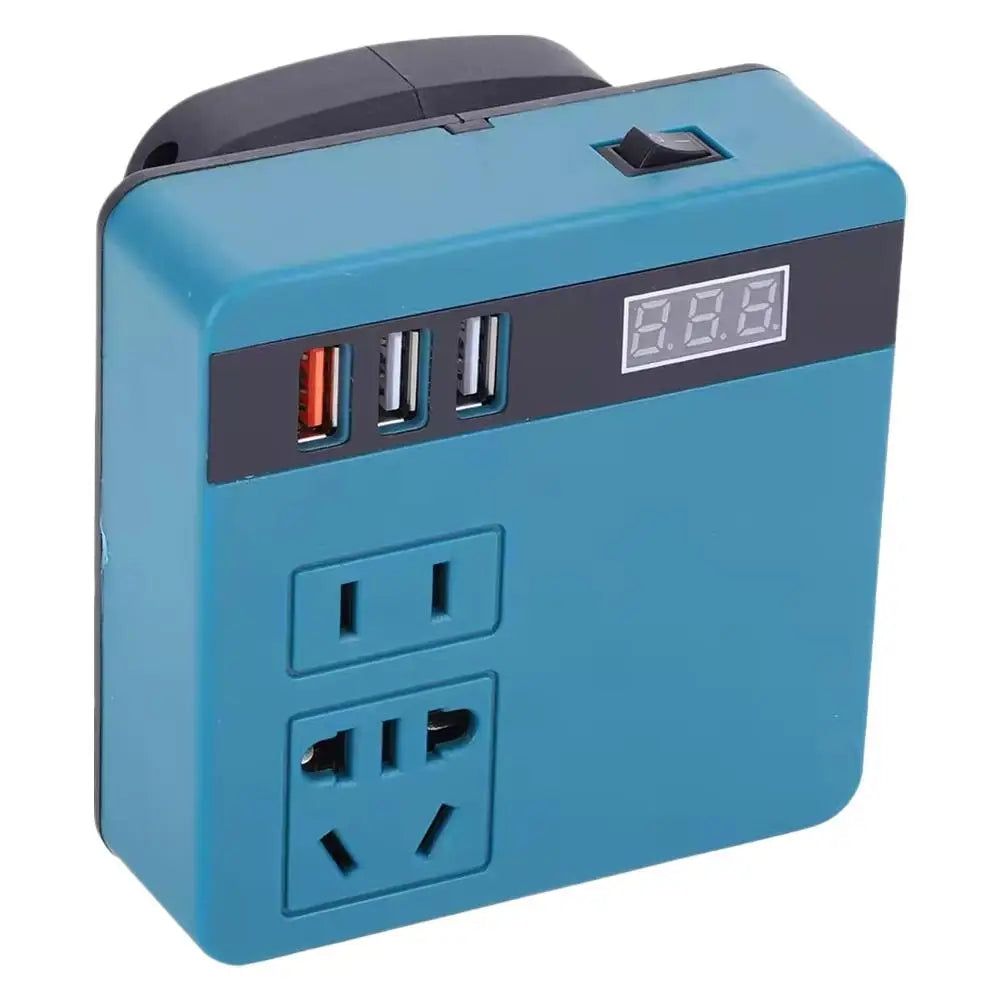 120W Battery Inverter for Makita & DeWalt DC to AC 220V