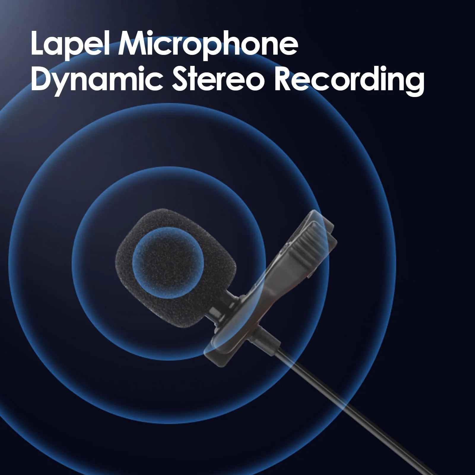 Lavalier Microphone with Clip Noise Reduction Unidirectional Wired Mic for Live Streaming Voice Recording Recording Microphone Oasis Select