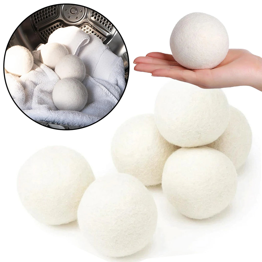 3/6/9 PCS Dryer Balls Laundry Reusable Replace Dryer Sheets Add Essential Oils for Dryer Natural Scent Reduce Drying Time Static Oasis Select