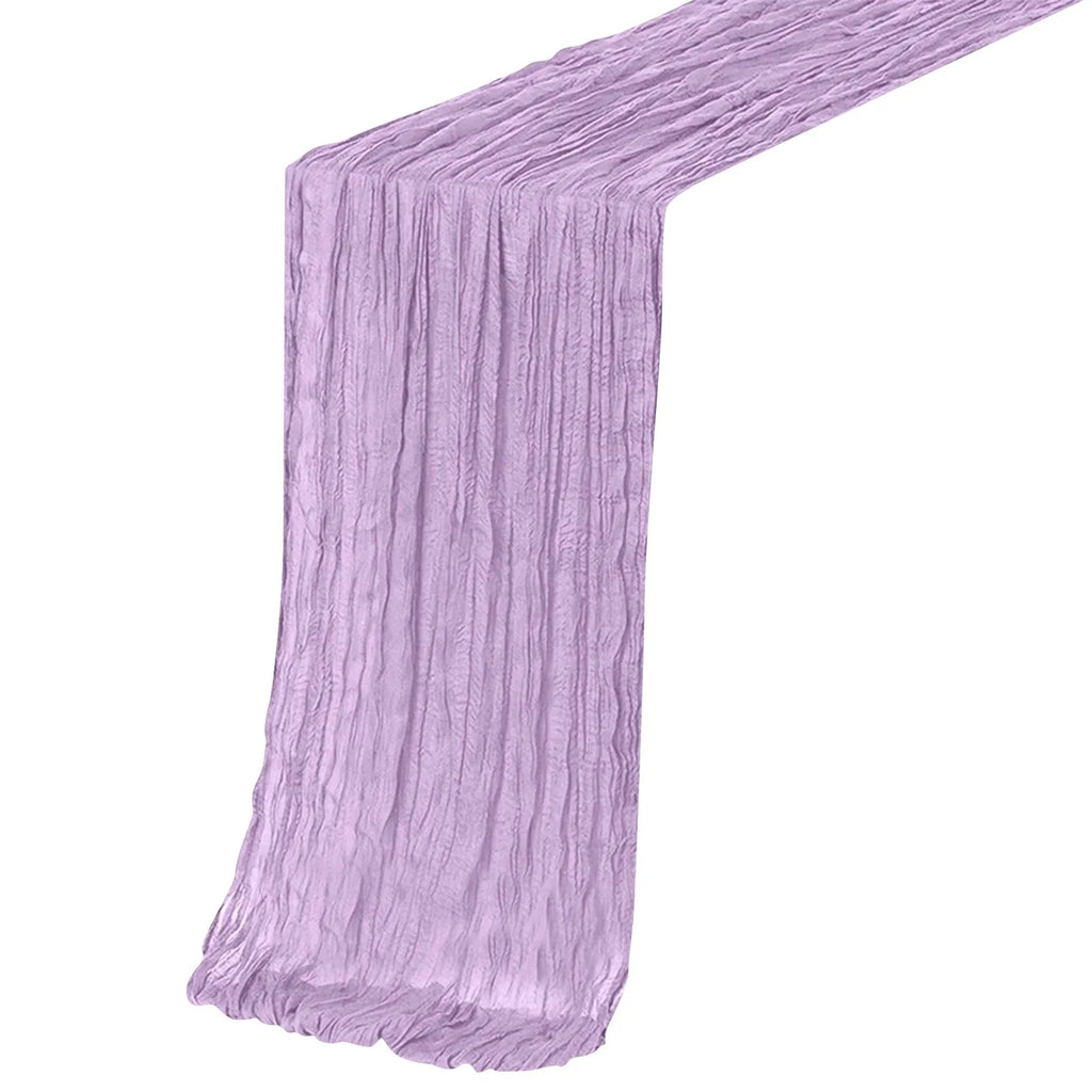 Cheesecloth Gauze Table Runner – Wedding & Boho Party Décor Gauze Table Runner Oasis Select Purple One Size
