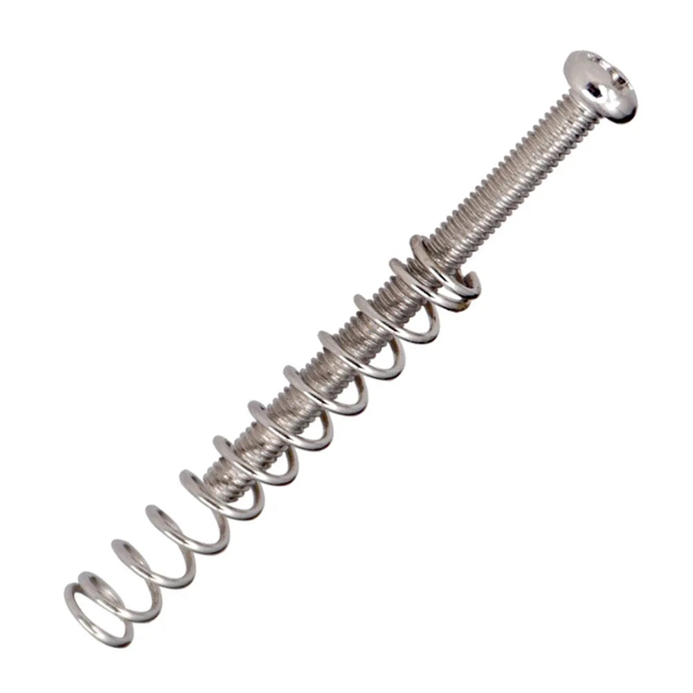 4Pcs Guitar Humbucker Pickup Screws And Springs M3*30MM In Chrome Black Or Gold For Electric Guitar Accessories Oasis Select