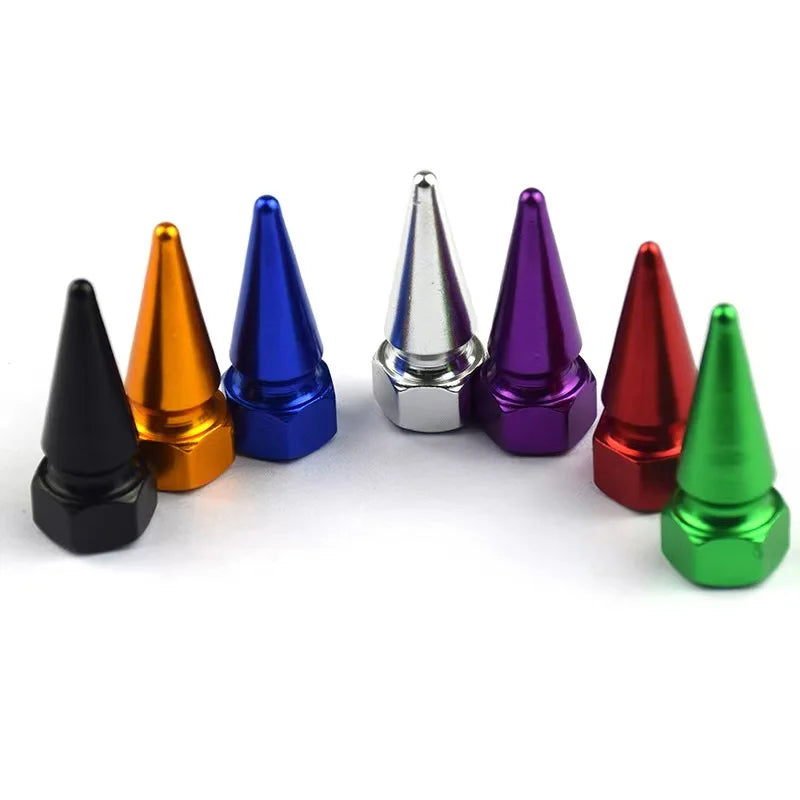 Automotive Parts Bullet Head Screw Valve Cap Personalized Modification Pointed Valve Valve Bicycle Motorcycle In Stock Oasis Select