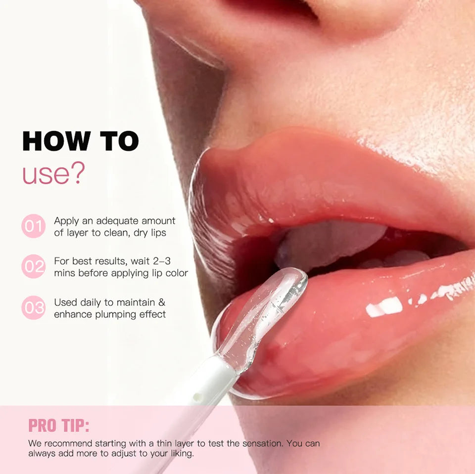 Instant Lip Plumper Oil – Volumizing Hydrating Gloss Lip Plumper Gloss Oasis Select