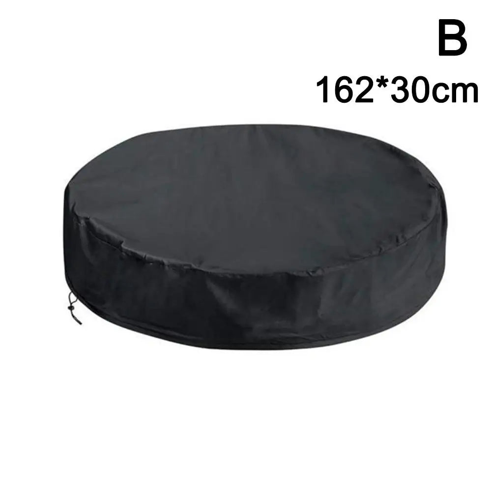 Portable Dog Pool Cover Round Easy Set Pool Cover Foldable Pet Bath Pool Cover Above Ground Bathing Tub Kiddie Pool Cover Oasis Select B